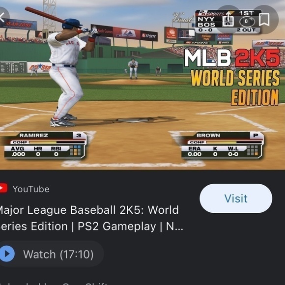 𝅺40. MAJOR League Baseball 2K5 XBOX Video Game - Picture 3 of 4